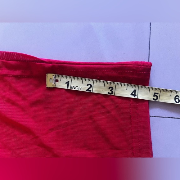 Daisy crop top mesh or net fabric crew neck red Mesh Net Crop Top size M - Picture 8 of 16